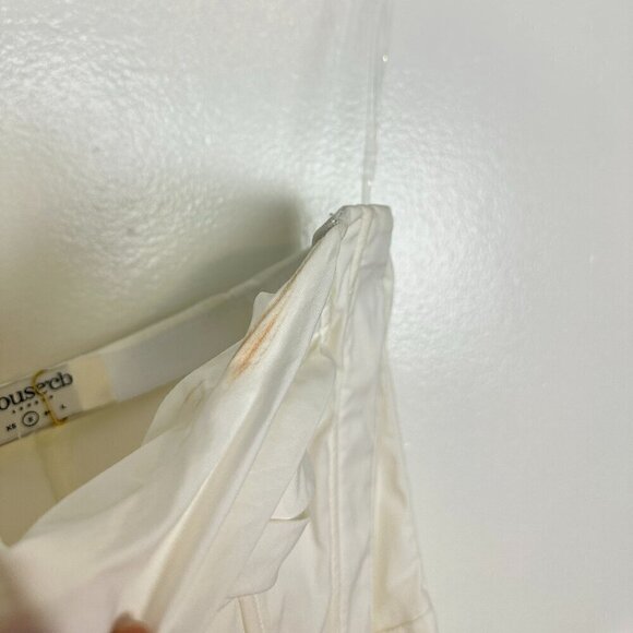 HOUSE OF CB Clementine Cut Out Mini Dress in White Size Small - Picture 8 of 16